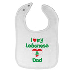 Cloth Bibs for Babies I Love My Jordanian Dad Style B Baby Accessories Cotton - Cute Rascals