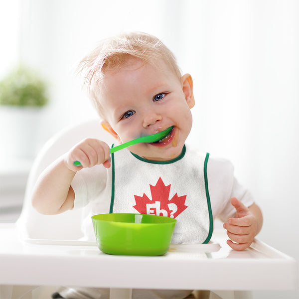 Cloth Bibs for Babies Eh Canada Canadian Humor Funny Baby Accessories Cotton - Cute Rascals