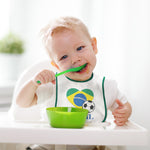 Cloth Bibs for Babies Brazilian Soccer Brazil Football Football Baby Accessories - Cute Rascals