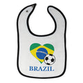 Cloth Bibs for Babies Brazilian Soccer Brazil Football Football Baby Accessories