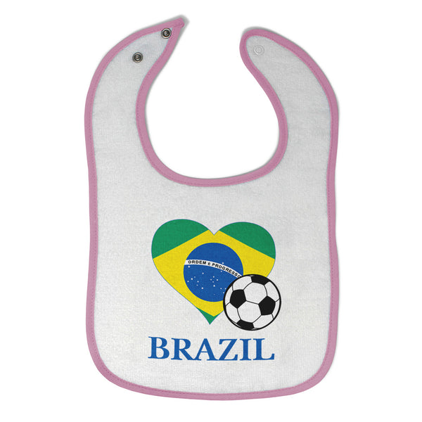 Cloth Bibs for Babies Brazilian Soccer Brazil Football Football Baby Accessories - Cute Rascals