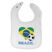 Cloth Bibs for Babies Brazilian Soccer Brazil Football Football Baby Accessories - Cute Rascals