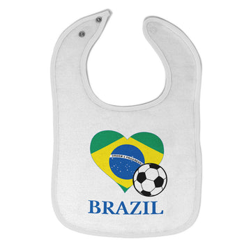 Cloth Bibs for Babies Brazilian Soccer Brazil Football Football Baby Accessories