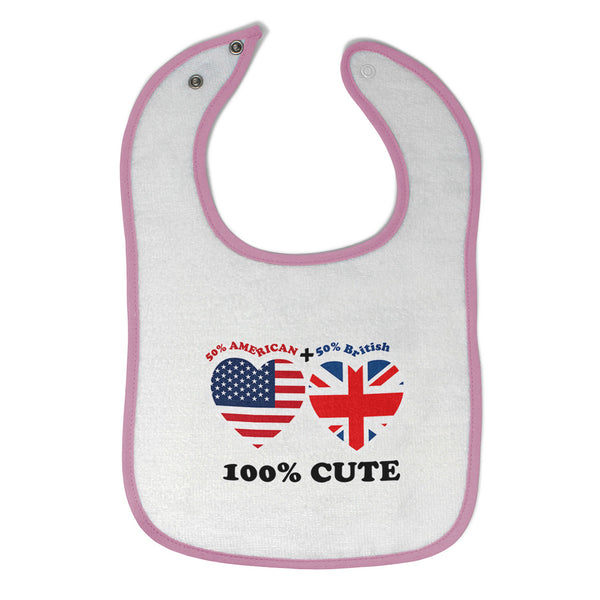 Cloth Bibs for Babies 50% British + 50% American = 100% Cute Baby Accessories - Cute Rascals