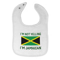 Cloth Bibs for Babies I'M Not Yelling I'M Jamaican Baby Accessories Cotton