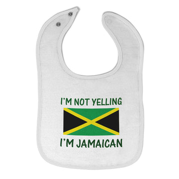 Cloth Bibs for Babies I'M Not Yelling I'M Jamaican Baby Accessories Cotton