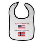 Cloth Bibs for Babies Made in America with Norwegian Parts Baby Accessories - Cute Rascals
