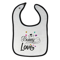 Cloth Bibs for Babies Bunny Love Baby Accessories Burp Cloths Cotton - Cute Rascals