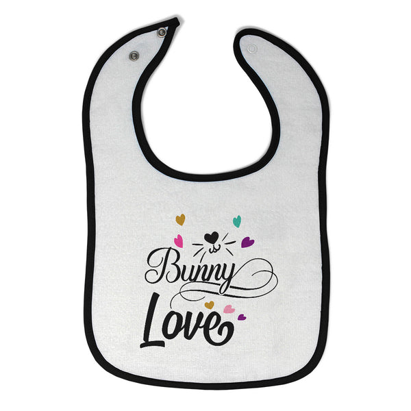 Cloth Bibs for Babies Bunny Love Baby Accessories Burp Cloths Cotton - Cute Rascals