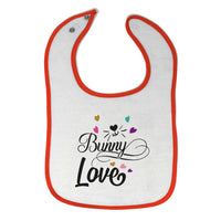 Cloth Bibs for Babies Bunny Love Baby Accessories Burp Cloths Cotton - Cute Rascals