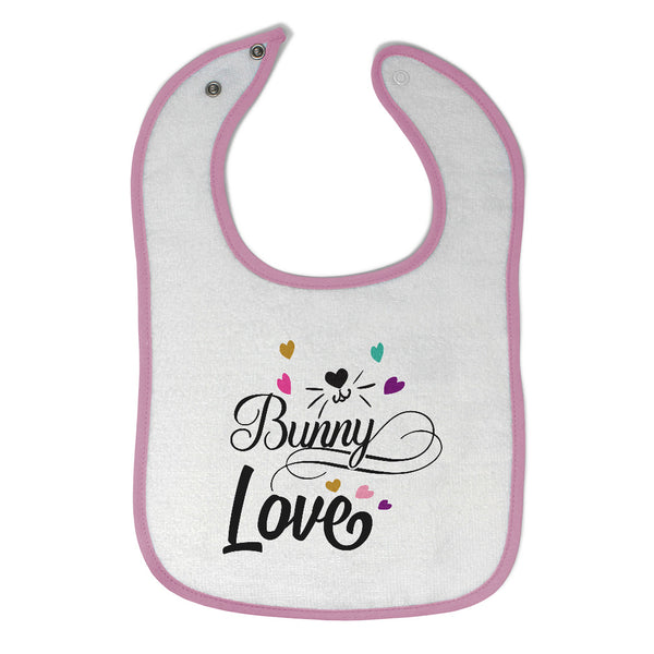 Cloth Bibs for Babies Bunny Love Baby Accessories Burp Cloths Cotton - Cute Rascals