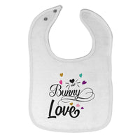 Cloth Bibs for Babies Bunny Love Baby Accessories Burp Cloths Cotton - Cute Rascals