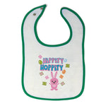 Cloth Bibs for Babies Hippity Hoppity Pink Baby Accessories Burp Cloths Cotton - Cute Rascals