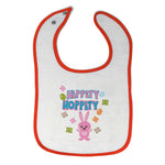 Cloth Bibs for Babies Hippity Hoppity Pink Baby Accessories Burp Cloths Cotton - Cute Rascals