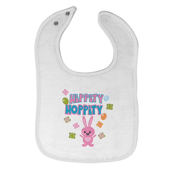 Cloth Bibs for Babies Hippity Hoppity Pink Baby Accessories Burp Cloths Cotton - Cute Rascals