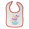 Cloth Bibs for Babies Silly Rabbit Easter Is for Jesus Baby Accessories Cotton