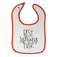 Cloth Bibs for Babies Best Spring Ever Baby Accessories Burp Cloths Cotton - Cute Rascals