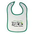 Cloth Bibs for Babies Bunny Kisses & Easter Wishes Baby Accessories Cotton