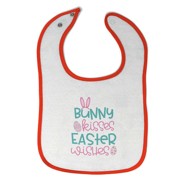 Cloth Bibs for Babies Bunny Kisses & Easter Wishes Color Baby Accessories Cotton