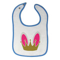 Cloth Bibs for Babies Crown on Bunny Head Baby Accessories Burp Cloths Cotton