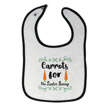 Cloth Bibs for Babies Carrots for Easter Bunny Baby Accessories Cotton