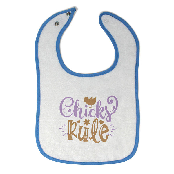 Cloth Bibs for Babies Chicks Rule Baby Accessories Burp Cloths Cotton - Cute Rascals