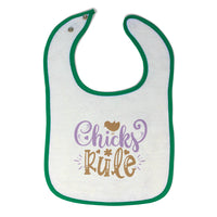 Cloth Bibs for Babies Chicks Rule Baby Accessories Burp Cloths Cotton - Cute Rascals