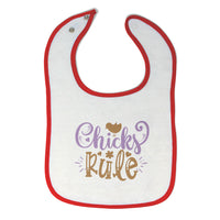 Cloth Bibs for Babies Chicks Rule Baby Accessories Burp Cloths Cotton - Cute Rascals