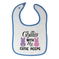 Cloth Bibs for Babies Chilin with My Cutie Peeps Baby Accessories Cotton - Cute Rascals