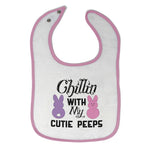 Cloth Bibs for Babies Chilin with My Cutie Peeps Baby Accessories Cotton - Cute Rascals