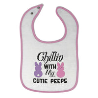 Cloth Bibs for Babies Chilin with My Cutie Peeps Baby Accessories Cotton - Cute Rascals