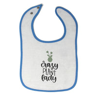 Cloth Bibs for Babies Crazy Plant Lady Baby Accessories Burp Cloths Cotton - Cute Rascals