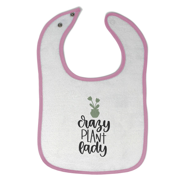 Cloth Bibs for Babies Crazy Plant Lady Baby Accessories Burp Cloths Cotton - Cute Rascals
