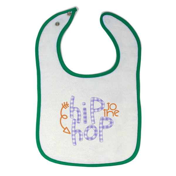 Cloth Bibs for Babies Hip to The Hop Baby Accessories Burp Cloths Cotton - Cute Rascals