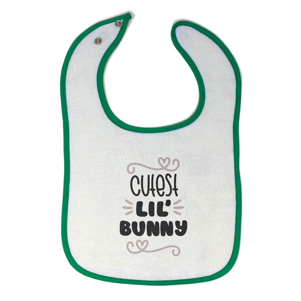 Cloth Bibs for Babies Cutest Lil Bunny Baby Accessories Burp Cloths Cotton - Cute Rascals