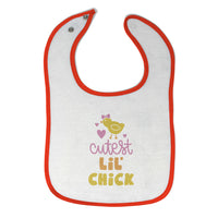 Cloth Bibs for Babies Cutest Lil Chick Baby Accessories Burp Cloths Cotton - Cute Rascals