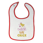Cloth Bibs for Babies Cutest Lil Chick Baby Accessories Burp Cloths Cotton - Cute Rascals