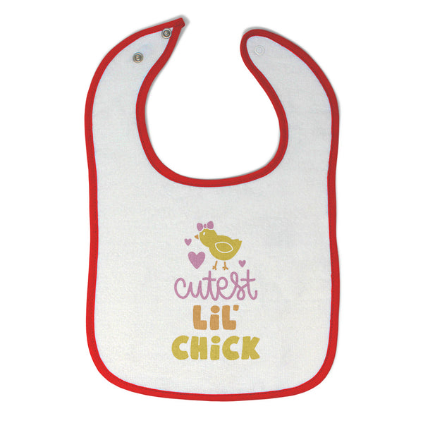 Cloth Bibs for Babies Cutest Lil Chick Baby Accessories Burp Cloths Cotton - Cute Rascals