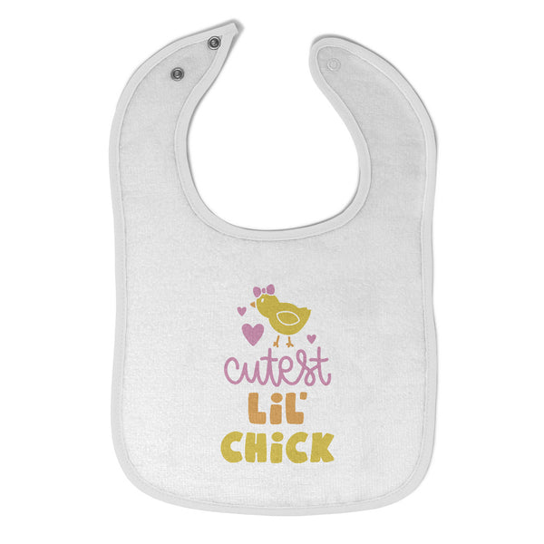 Cloth Bibs for Babies Cutest Lil Chick Baby Accessories Burp Cloths Cotton - Cute Rascals