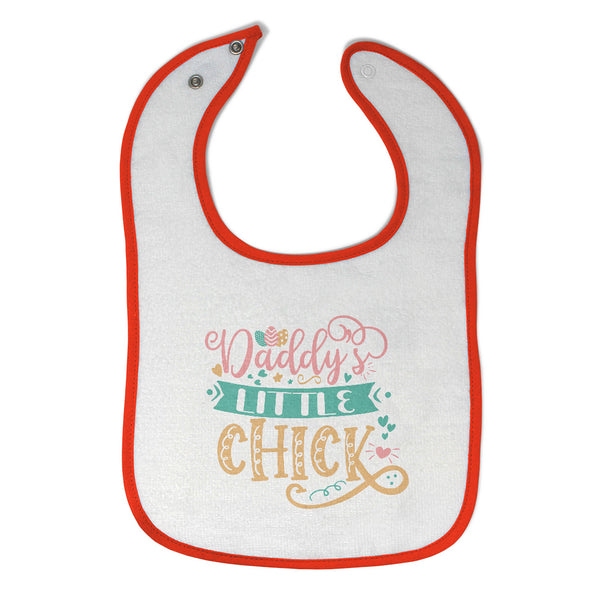 Cloth Bibs for Babies Daddy's Little Chick Baby Accessories Burp Cloths Cotton - Cute Rascals