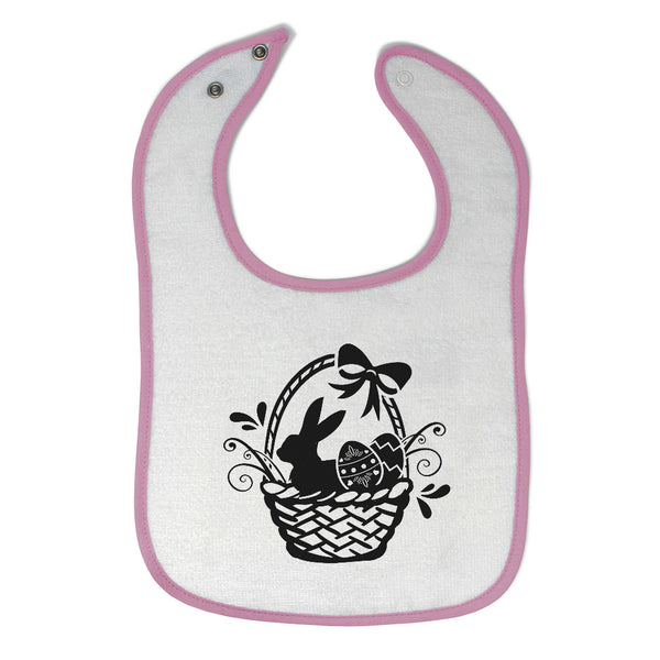 Cloth Bibs for Babies Easter Basket Rabbit Eggs Baby Accessories Cotton - Cute Rascals