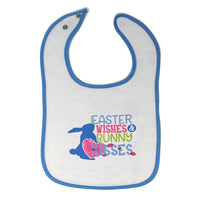 Cloth Bibs for Babies Easter Wishes Bunny Kisses Baby Accessories Cotton - Cute Rascals