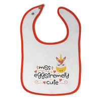 Cloth Bibs for Babies Miss Eggstremely Cute Baby Accessories Burp Cloths Cotton - Cute Rascals