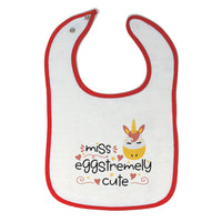 Cloth Bibs for Babies Miss Eggstremely Cute Baby Accessories Burp Cloths Cotton - Cute Rascals