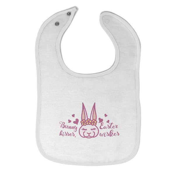 Cloth Bibs for Babies Bunny Kisses Easter Wishes Baby Accessories Cotton - Cute Rascals