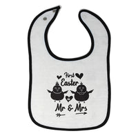 Cloth Bibs for Babies First Easter as Mr & Mrs Baby Accessories Cotton - Cute Rascals