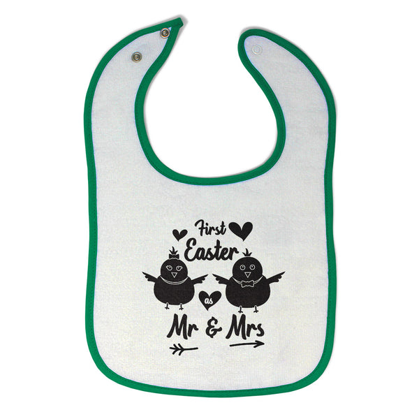 Cloth Bibs for Babies First Easter as Mr & Mrs Baby Accessories Cotton - Cute Rascals