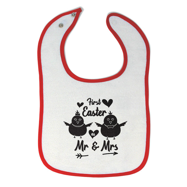 Cloth Bibs for Babies First Easter as Mr & Mrs Baby Accessories Cotton - Cute Rascals