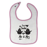 Cloth Bibs for Babies First Easter as Mr & Mrs Baby Accessories Cotton - Cute Rascals