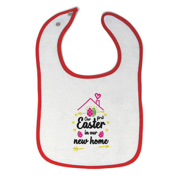 Cloth Bibs for Babies Our Easter in Our New Home Baby Accessories Cotton - Cute Rascals